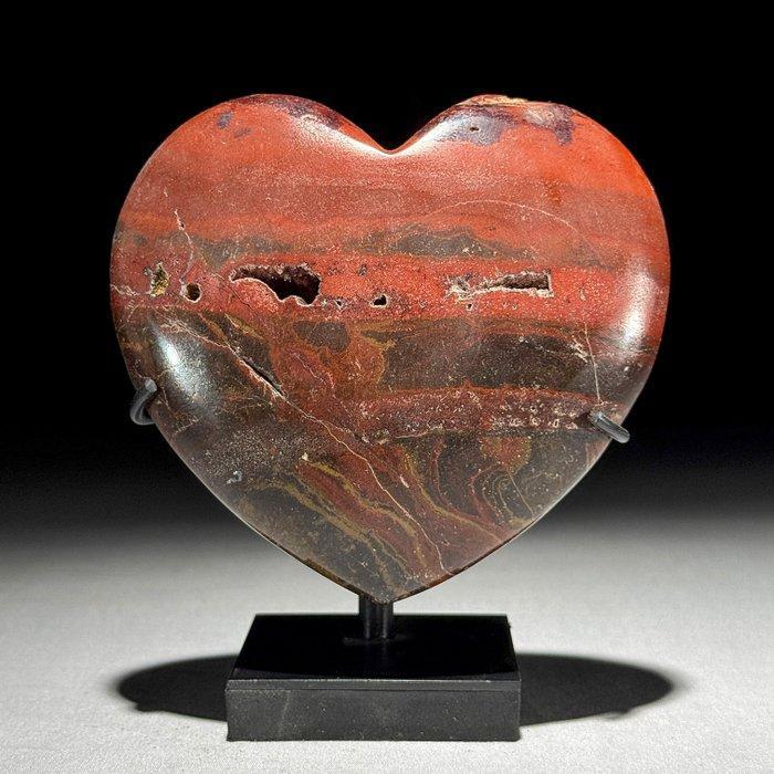 Sans prix de réserve - Belle paire de jaspe rouge et quartz, Antiek en Kunst, Kunst | Designobjecten