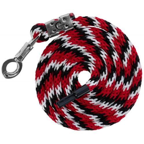 Halstertouw mustang paniek - haak, rood/zwart/wit - kerbl, Dieren en Toebehoren, Paarden en Pony's | Overige Paardenspullen, Nieuw