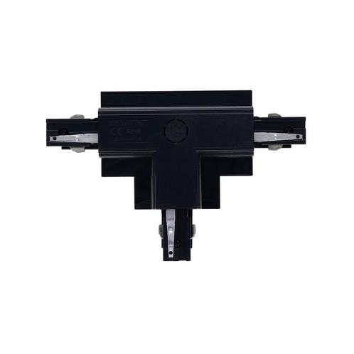 Luxar Inbouw 3 Fase T-Vorm Connector Left-2 Zwart, Huis en Inrichting, Lampen | Plafondlampen, Nieuw, Verzenden