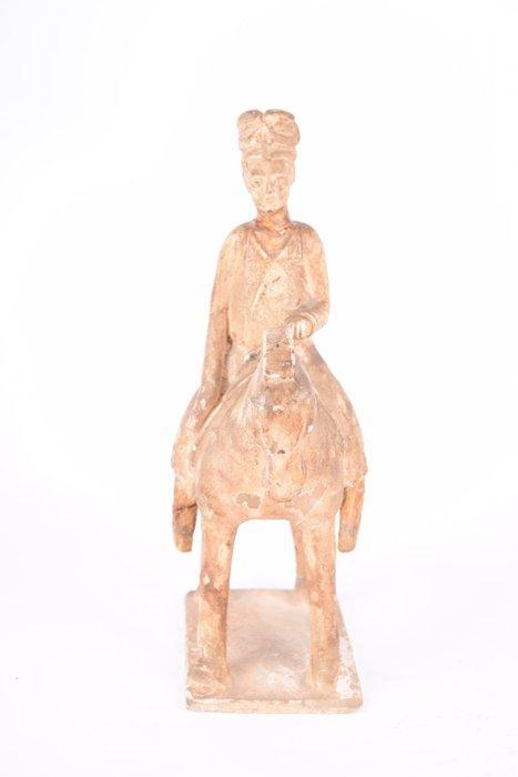 ruiter op paard (replica NAAR Tang dynasty) - Terracotta -, Antiek en Kunst, Antiek | Overige Antiek