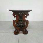 Tafel - Walnoot, Smeedijzer - tafel van de kleine broer