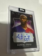 2008/09 Topps Triplete Samuel Etoo /49 Gesigneerde kaart, Verzamelen, Nieuw