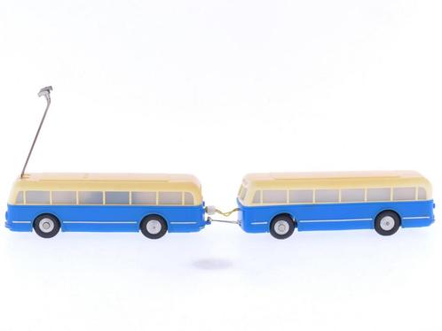 Schaal H0 Eheim 6101 (Brawa) trolleybus crème-blauw #5882, Hobby en Vrije tijd, Modeltreinen | H0, Gebruikt, Ophalen of Verzenden