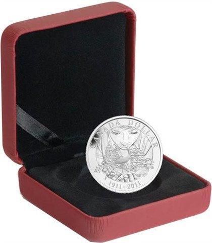 Canada. 1 Dollar 2011 PP - 100 Jahre Nationalparks 25,17g, Postzegels en Munten, Munten | Europa | Niet-Euromunten