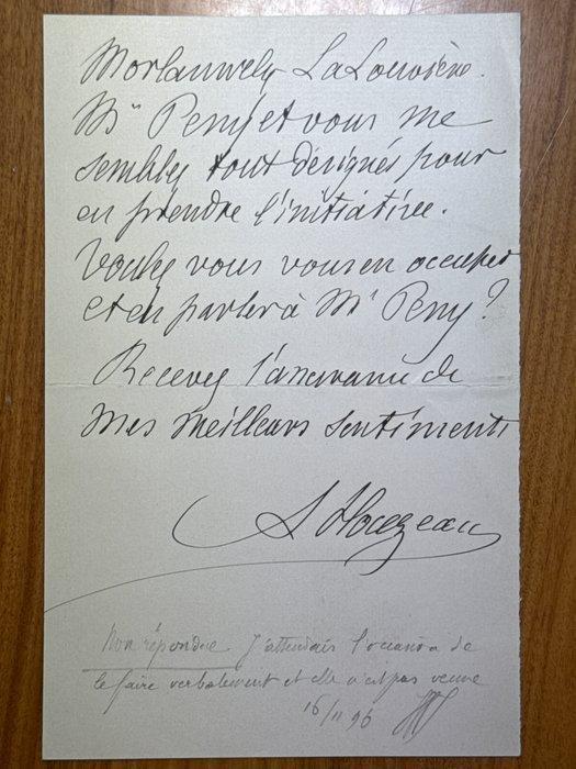 August Houzeau (1860-1932) journalist and writer - Important, Verzamelen, Film en Tv