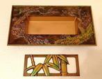 Cendrier en laiton japonais Shchikubai (pin, bambou, prune)