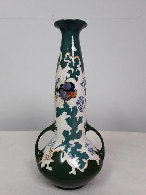 Arnhemse Fayencefabriek - Vaas  - plateel, Antiek en Kunst, Antiek | Glaswerk en Kristal