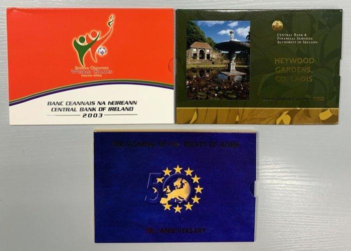 Irlande. Year Set (BU) 2003/2007 Special Olympics + Traité, Postzegels en Munten, Munten | Europa | Euromunten