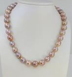 Zonder Minimumprijs - Halsketting 10x12,5 mm roze Edison, Nieuw