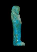 Oude Egypte, late periode Faience Shabti (Zonder, Antiek en Kunst