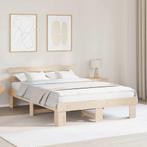 vidaXL Bedframe met hoofdeinde 160x200 cm Massief grenen, Huis en Inrichting, Verzenden, Nieuw