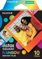 Fujifilm Instax Square Film - Rainbow - 10 fotos, TV, Hi-fi & Vidéo, Photo | Papier photo, Verzenden