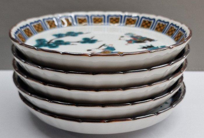 Bord (5) - Porselein - Japanse Kutani-keramiek, Antiquités & Art, Antiquités | Autres Antiquités