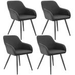 tectake Eetkamerstoel Marilyn, koordlook, gestoffeerd - antr, Huis en Inrichting, Stoelen, Verzenden, Nieuw