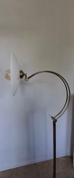 Gebogen vloerlamp - Koper, Glas