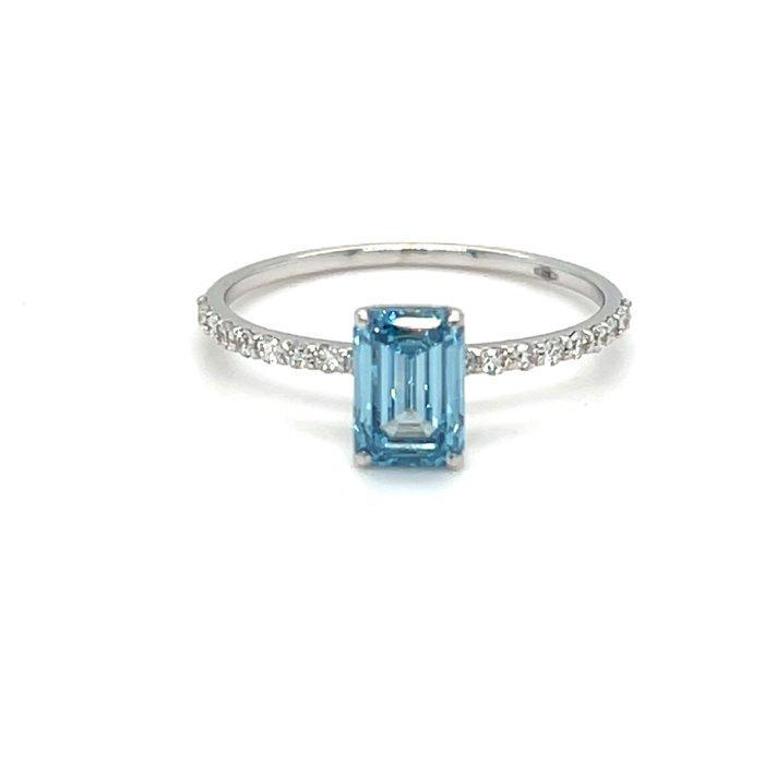 Sans prix de réserve - Bague - 14 carats Or blanc - 1.26ct., Bijoux, Sacs & Beauté, Bagues