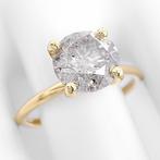 Zonder Minimumprijs - Ring - 14 karaat Geel goud - 2.63ct., Handtassen en Accessoires, Ringen, Nieuw