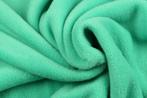 10 meter fleece stof - Turquoise - 100% polyester, Hobby en Vrije tijd, 200 cm of meer, Nieuw, Polyester, 120 cm of meer