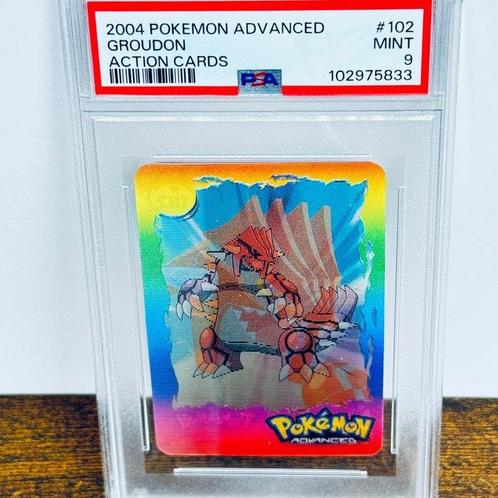 Pokémon Graded card - Groudon - Action Cards #102 - Pokémon, Hobby en Vrije tijd, Verzamelkaartspellen | Pokémon