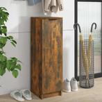 vidaXL Schoenenkast 30x35x100 cm bewerkt hout gerookt, Verzenden, Nieuw