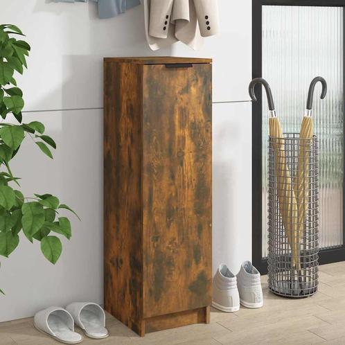 vidaXL Schoenenkast 30x35x100 cm bewerkt hout gerookt, Huis en Inrichting, Kasten | Overige, Nieuw, Verzenden