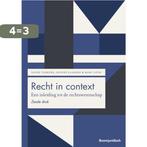 Recht in context / Boom Juridische studieboeken, Boeken, Studieboeken en Cursussen, Verzenden, Gelezen, Jeanne Gaakeer