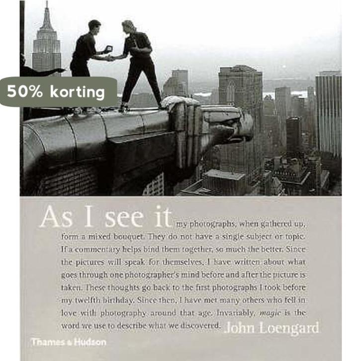 As I see it 9780500543078, Livres, Langue | Anglais, Envoi