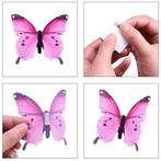 Glow in the Dark Vlinders - 12 Stuks - Lichtgevende, Huis en Inrichting, Verzenden, Nieuw