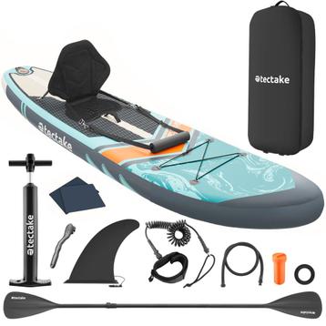 tectake Stand-up paddleboard, 2in1 opblaasbaar, complete set beschikbaar voor biedingen