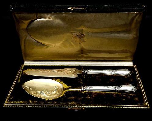 Maison Robert Degeresme - Bestekset (2) - Zilver, Antiek en Kunst, Antiek | Zilver en Goud
