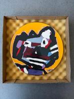 Glazed Earthenware - Karel Appel - Bord - Face - Keramiek -, Antiek en Kunst