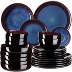 tectake Serviesset Mare van aardewerk, voor 6 personen - 24, Huis en Inrichting, Verzenden, Nieuw