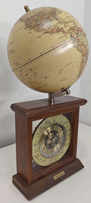 Horloge - Vintage Bois, Laiton, Verre - 2000-2010