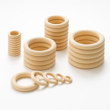 Houten ring voor knutselwerkjes (50 mm) beschikbaar voor biedingen