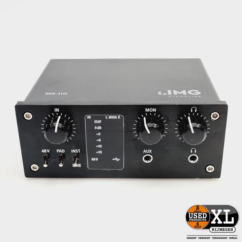 IMG Stageline MX-1IO USB Audio Interface | Nette Staat, Audio, Tv en Foto, Professionele apparaten, Zo goed als nieuw, Ophalen of Verzenden