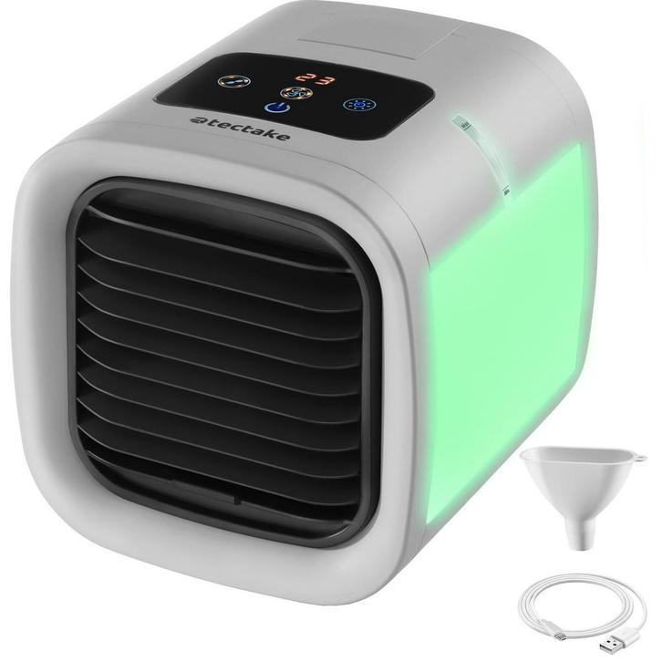 tectake Luchtkoeler Frosty met LED-verlichting, 2 koelstande, Auto-onderdelen, Airco en Verwarming, Verzenden