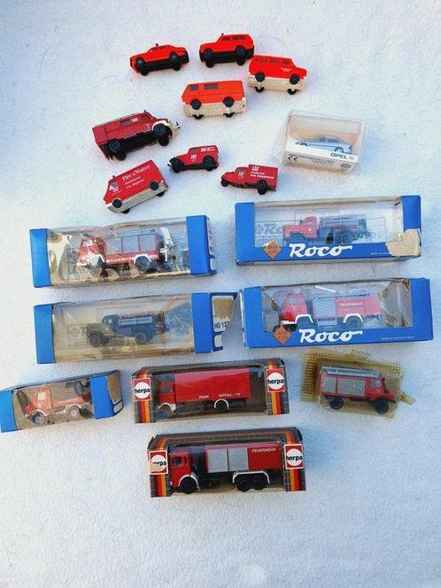 1:87 - Modelauto  (17) - Brandweerwagens, Hobby en Vrije tijd, Modelauto's | 1:5 tot 1:12