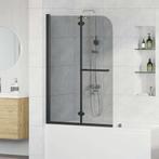 vidaXL Douche Omheining Zwart 120 x 140 cm ESG Glas en, Verzenden