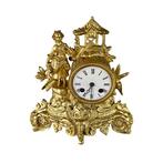 Horloge de cheminée avec personnage -   Régule - 1850-1900, Antiquités & Art