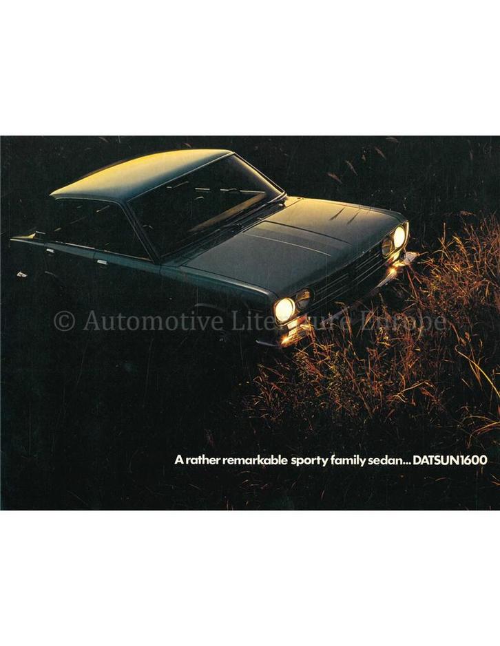 1969 DATSUN 1600 BROCHURE NEDERLANDS, Boeken, Auto's | Folders en Tijdschriften