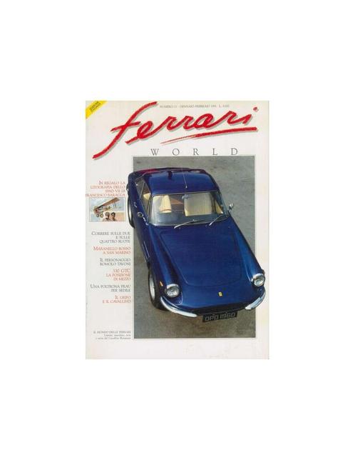 1991 FERRARI WORLD MAGAZINE 11 ITALIAANS, Livres, Autos | Brochures & Magazines