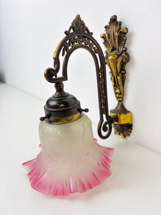 Lampe murale - Ancienne lampe murale de style Art Nouveau -, Antiek en Kunst, Curiosa en Brocante