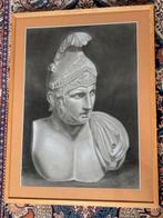 J Bijtel (XIX) - Bust Drawing of Achilles, 1876, Antiek en Kunst