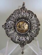 Icoon - Zilver, goud verguld - Religie bedevaart hanger