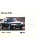 1994 SAAB 900 INSTRUCTIEBOEKJE ENGELS, Ophalen of Verzenden