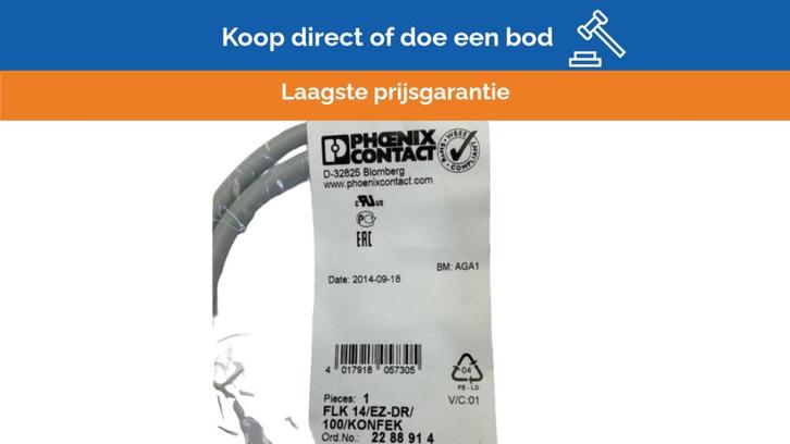Bieden: Phoenix FLK-14-EZ-DR-100 Industrial Interface Cable, Sports nautiques & Bateaux, Instruments de navigation & Électronique maritime