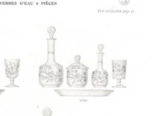 Saint Louis - Karaf (2) - Kristal, Antiek en Kunst, Antiek | Glaswerk en Kristal