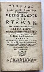 N.N. - Verhaal van de vrede-handel tot Ryswyk - 1697, Antiek en Kunst