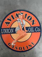 union oil - gasoline - Assiette - Art déco - Émail