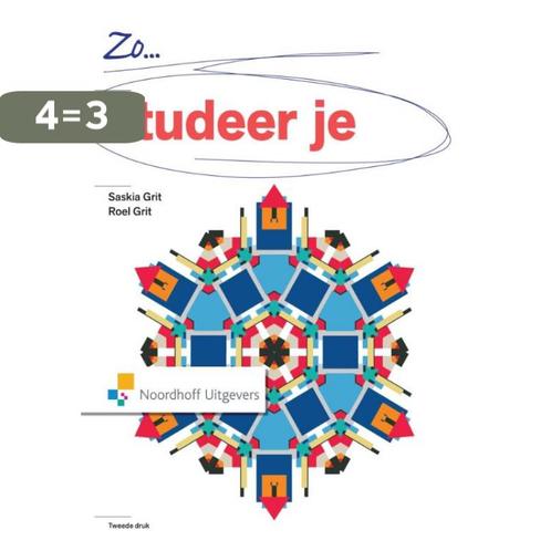 Zo studeer je 9789001850876 Saskia Grit, Boeken, Studieboeken en Cursussen, Gelezen, Verzenden